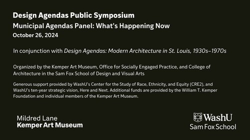 Design Agendas Symposium Panel Discussions